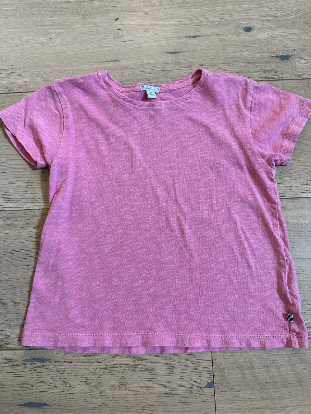 Crewcuts Heathered Pink Short Sleeve Tee